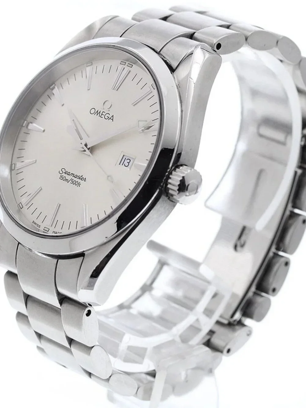 OMEGA Seamaster Aqua Terra 2517.30 Date Silver Dial Quartz Men's Watch_958558